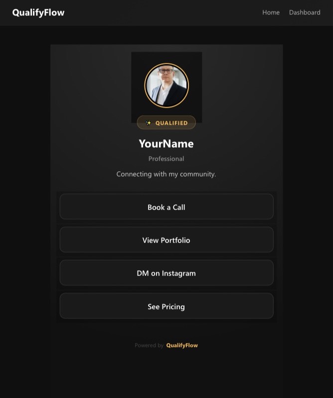Client link page preview